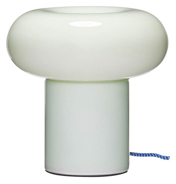 Stolní lampa Hübsch, Zelená, Obývací pokoj, Sklo