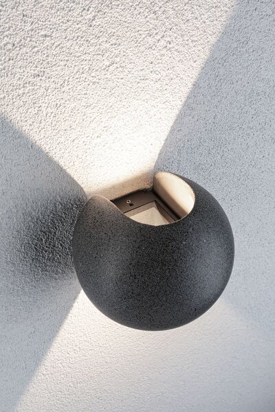 P 94499 VÝPRODEJ VZORKU - Venkovní venkovní nástěnné svítidlo Concrea IP65 2x5,5W 3.000K - PAULMANN