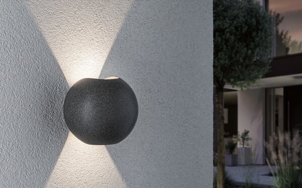 P 94499 VÝPRODEJ VZORKU - Venkovní venkovní nástěnné svítidlo Concrea IP65 2x5,5W 3.000K - PAULMANN