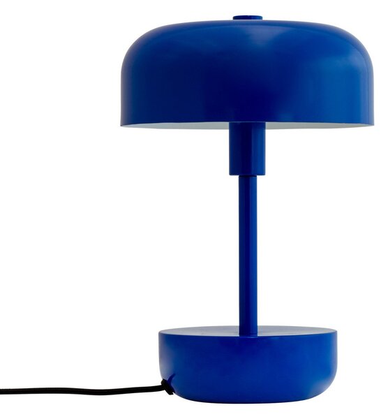 Stolní lampa Dyberg Larsen, Haipot, Modrá, Obývací pokoj, Kov, Moderní