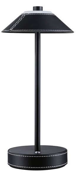 Stolní lampa Paulmann, stmívatelné, Černá, Obývací pokoj, Kov, Moderní