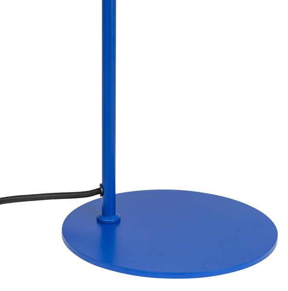 Stolní lampa Dyberg Larsen, Cale, Modrá, Obývací pokoj, Kov, Design