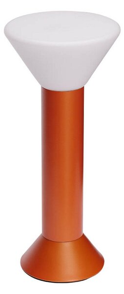 Flash Přenosné Stolní Lampa Metalická Oranžová