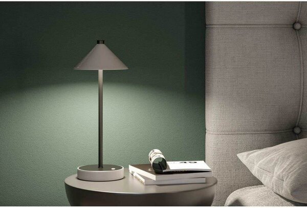 Stolní lampa Paulmann, stmívatelné, Černá, Obývací pokoj, Kov, Moderní