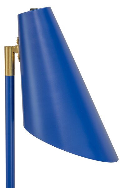 Stojací Lampa Dyberg Larsen, Cale, Modrá, Obývací pokoj, Kov, Design