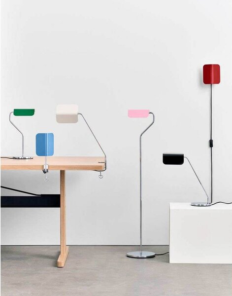 Stolní lampa HAY, Pudrová, Obývací pokoj, Kov
