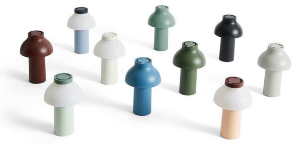 Stolní lampa HAY, Zelená, Obývací pokoj, Plast