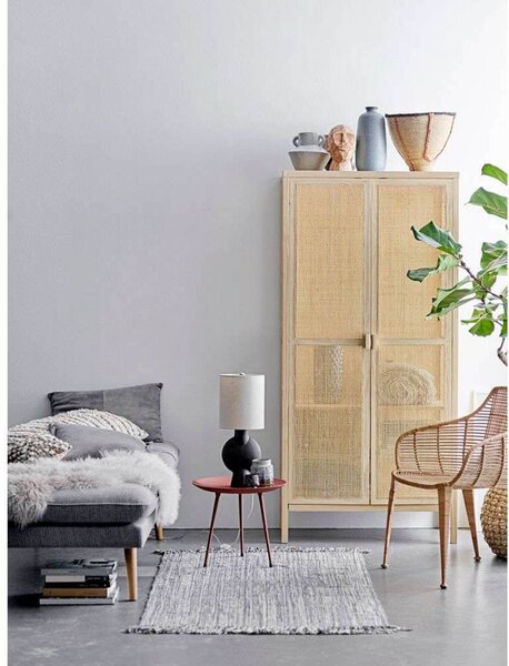 Stolní lampa Bloomingville, Béžová, Obývací pokoj, Tkanina / Textil