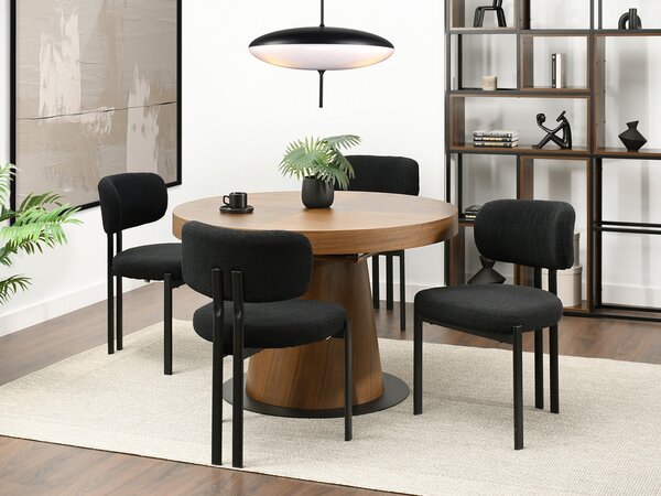 Jídelní židle Kuroyedov (černá). Akce -10%