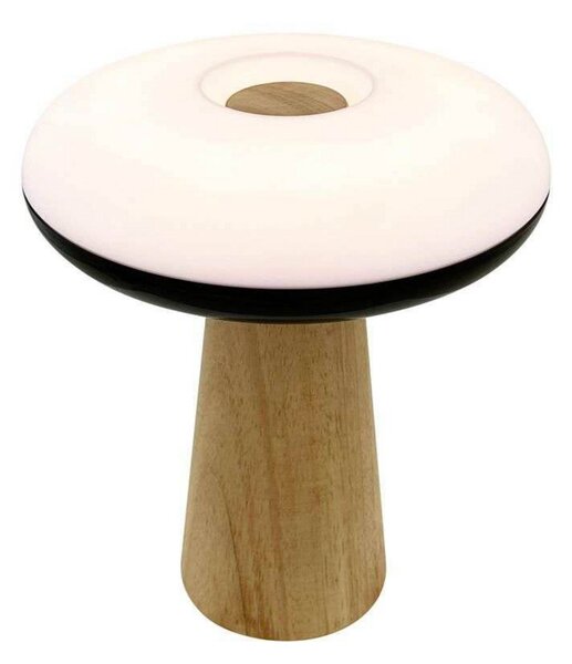 Stolní lampa Dyberg Larsen, 2 Ways, stmívatelné, Dřevo, Obývací pokoj, Dřevo, Moderní