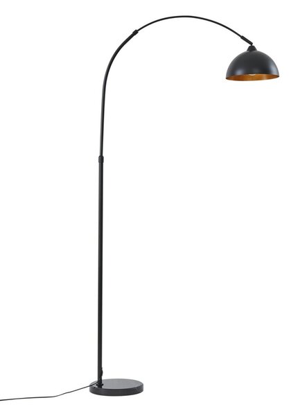 Stojací Lampa Lindby, Tonka, Černá, Obývací pokoj, Kov, Moderní