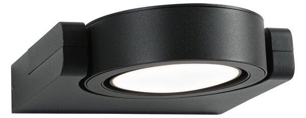 P 94406 Venkovní nástěnné svítidlo Swivea antracit IP44 8W 230V teplá bílá nastavitelná hlava svítidla - PAULMANN