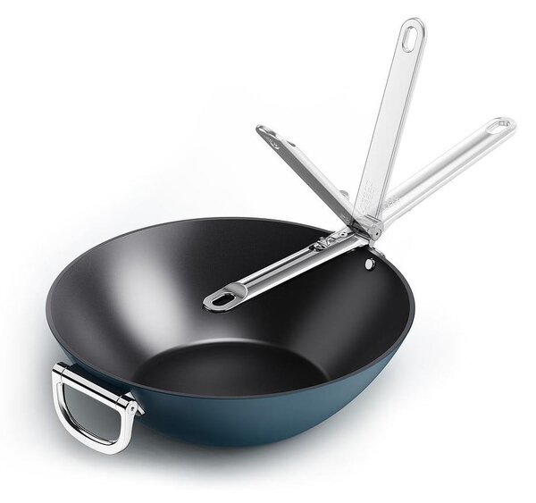 Wok pánev s keramickým povrchem ø 32 cm Space – Joseph Joseph