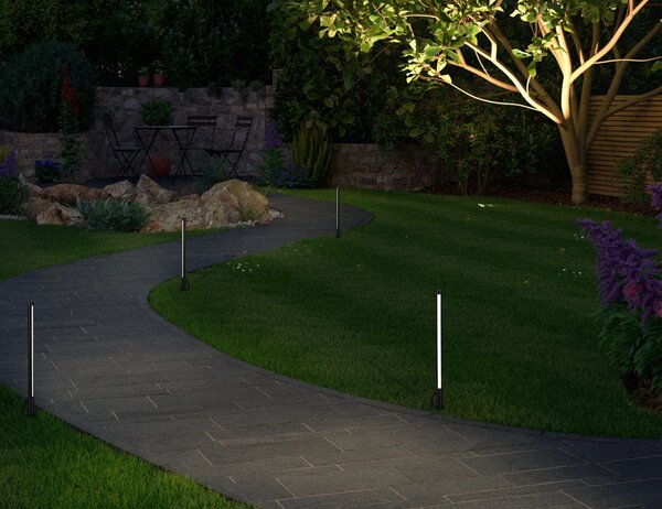 P 94530 Plug & Shine stojací svítidlo Pin 360mm IP44 5,5W 3.000K antracit - PAULMANN