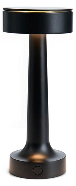 Stolní lampa ANTIDARK, Černá, Ložnice, Hliník