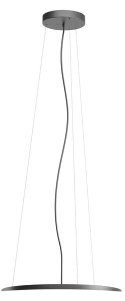 Redo 01-3751-TRIAC Dama, černo-zlaté stropní/závěsné svítidlo, LED 50W, 3000/4000/5000K, průměr 60cm, TRIAC