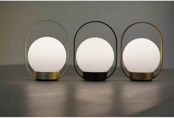 Stolní lampa ANTIDARK, Hnědá / Rezavá, Ložnice, Hliník