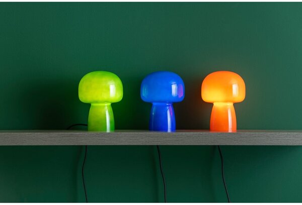 Modrá stolní lampa (výška 20 cm) Fervor – Leitmotiv