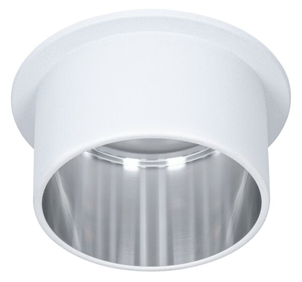 P 93384 Vestavné svítidlo LED Gil 6W bílá mat kov kartáčovaný IP44 2.700K 3-krokové-stmívatelné - PAULMANN