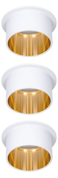 P 93381 Vestavné svítidlo LED Gil 6W bílá mat zlatá IP44 2.700K 3-krokové-stmívatelné - PAULMANN