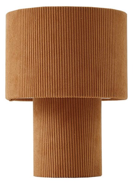 Stolní lampa Lindby, Jone, Hnědá / Rezavá, Obývací pokoj, Tkanina / Textil, Moderní