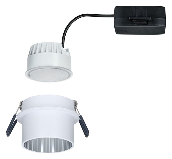 P 93384 Vestavné svítidlo LED Gil 6W bílá mat kov kartáčovaný IP44 2.700K 3-krokové-stmívatelné - PAULMANN