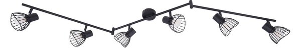 Stropní Lampa Lindby, Piena, stmívatelné, Černá, Jídelna, Kov, Moderní