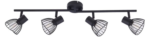 Stropní Lampa Lindby, Piena, stmívatelné, Černá, Jídelna, Kov, Moderní