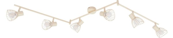 Stropní Lampa Lindby, Piena, stmívatelné, Béžová, Jídelna, Kov, Moderní