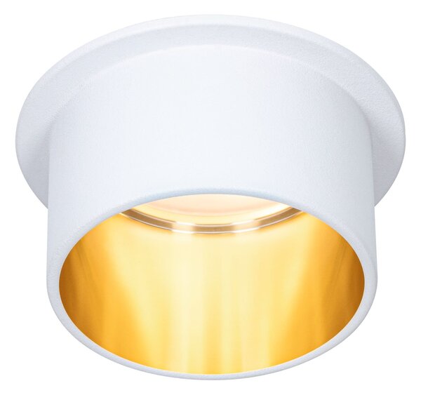 P 93380 Vestavné svítidlo LED Gil 6W bílá mat zlatá IP44 2.700K 3-krokové-stmívatelné - PAULMANN