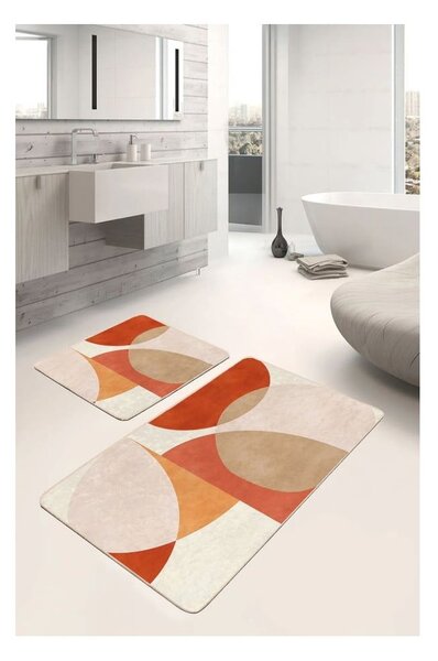 Sametové koupelnové předložky v sadě 2 ks 60x100 cm – Mila Home