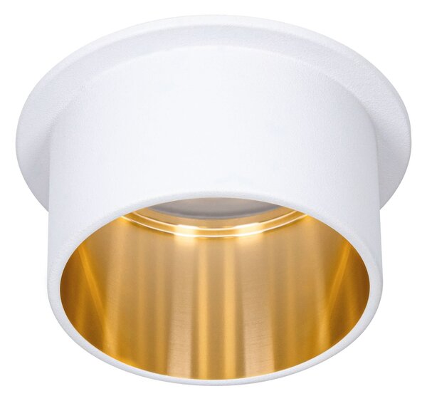 P 93380 Vestavné svítidlo LED Gil 6W bílá mat zlatá IP44 2.700K 3-krokové-stmívatelné - PAULMANN