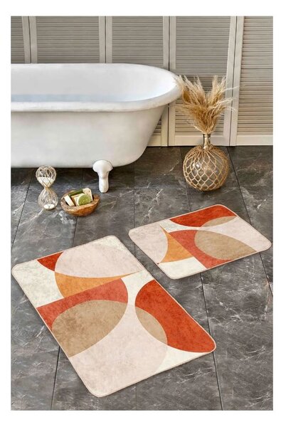 Sametové koupelnové předložky v sadě 2 ks 60x100 cm – Mila Home