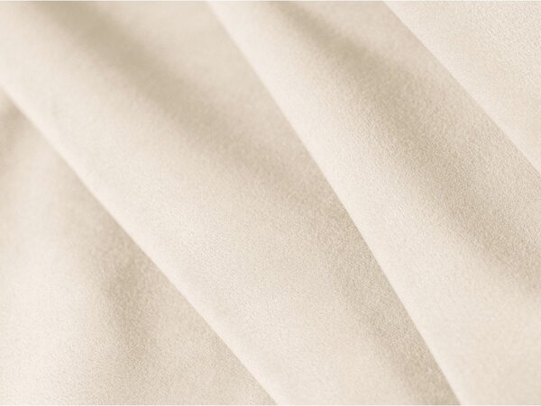 Krémová sametová rozkládací/s úložným prostorem pohovka 262 cm Tonale – Cosmopolitan Design