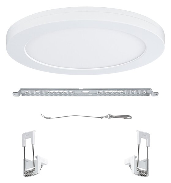 P 95389 LED vestavné svítidlo Cover-it kruhové 225mm, 16,5W 4000K bílá mat Panel pro vestavnou i přisazenou montáž - PAULMANN