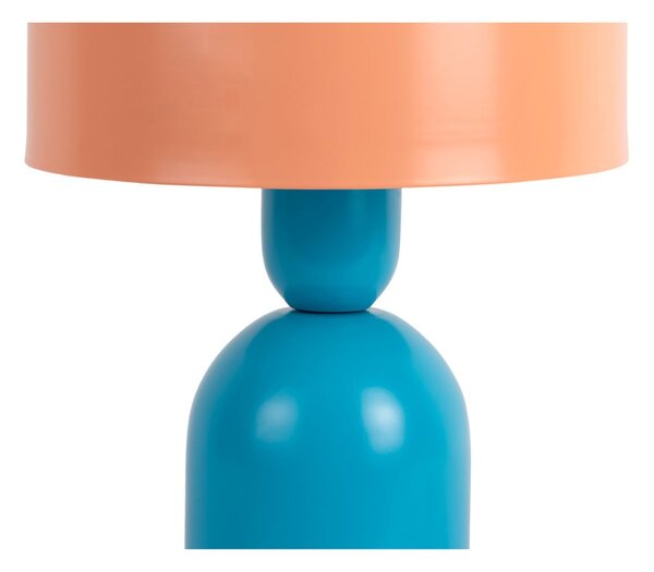 Modrá/oranžová stolní lampa (výška 24 cm) Double Funky – Leitmotiv