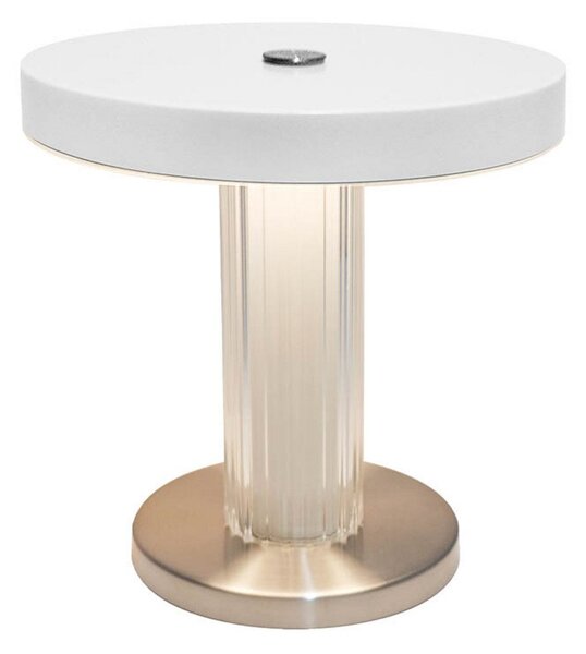 Stolní lampa DFTP by Nordlux, Trezzi, stmívatelné, Bílá, Obývací pokoj, Kov, Skandinávský
