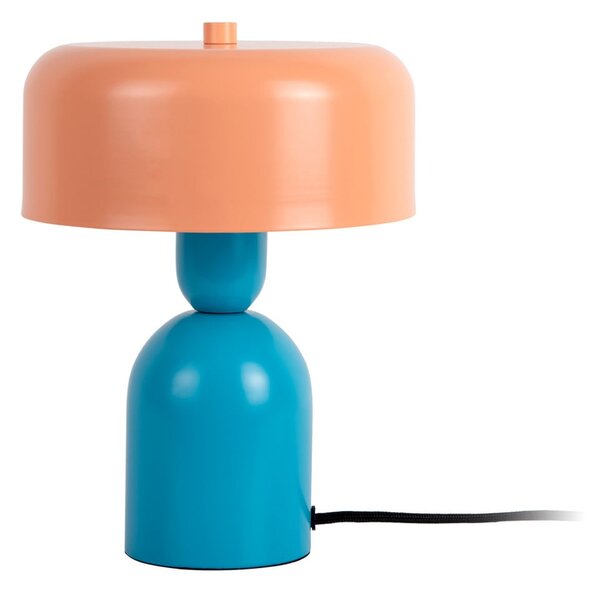 Modrá/oranžová stolní lampa (výška 24 cm) Double Funky – Leitmotiv