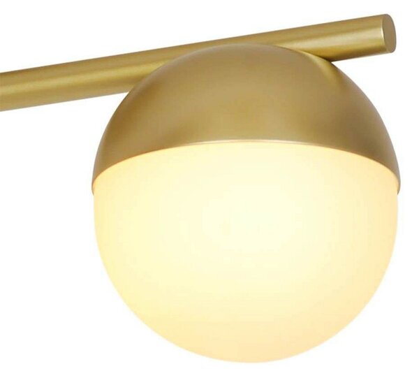 Stropní Lampa Nordlux, Contina, stmívatelné, Zlatá / mosazná, Obývací pokoj, Kov, Skandinávský