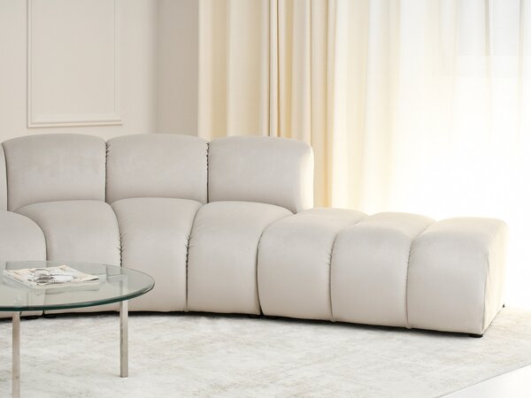 Rohová sedačka Organice (béžová + černá). Akce -11%