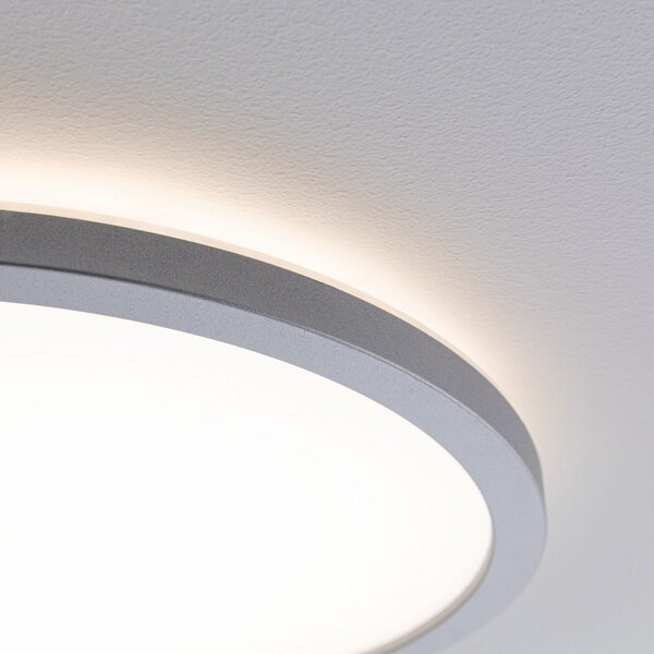 Stropní Lampa Paulmann, Atria Shine, stmívatelné, Šedá, Obývací pokoj, Plast, Moderní