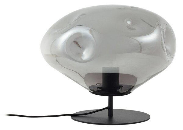 Stolní lampa Lindby, Lelia, Šedá, Jídelna, Sklo, Design