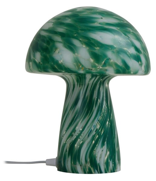 Stolní lampa Lindby, Hubi, Zelená, Obývací pokoj, Sklo, Moderní
