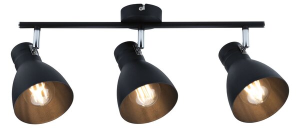 P 66761 Bodové svítidlo Davy 3-ramenné max. 3x20W černá bez zdroje světla - PAULMANN