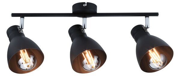 P 66761 Bodové svítidlo Davy 3-ramenné max. 3x20W černá bez zdroje světla - PAULMANN