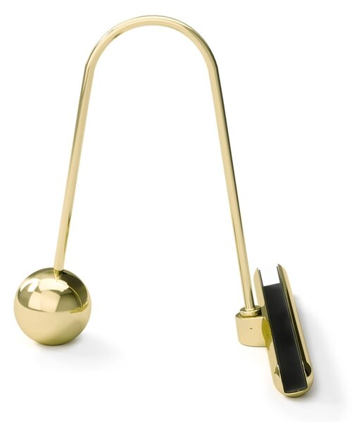 Skleněný stojací rámeček ve zlaté barvě 19x23 cm Flute – Umbra