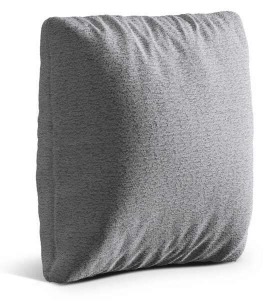 Světle šedý polštář na gauč z textilie bouclé Kemi – Cosmopolitan Design