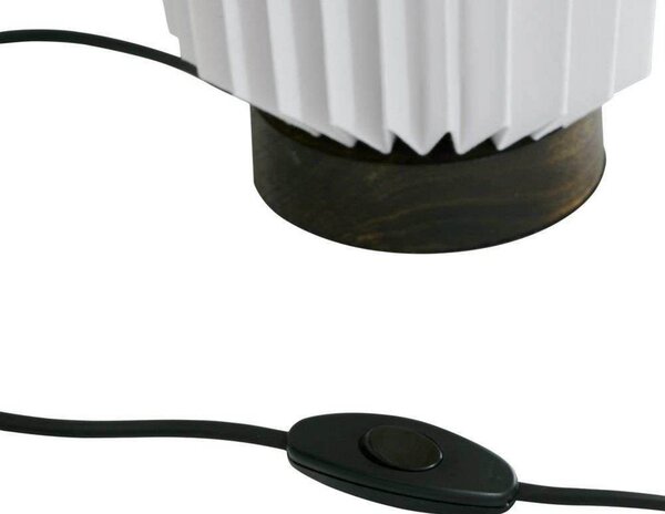 Stolní lampa Watt & Veke, Bílá, Obývací pokoj, Papír / Karton, Skandinávský