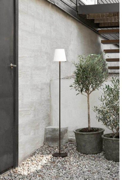 Stojací Lampa Watt & Veke, stmívatelné, Béžová, Obývací pokoj, Kov, Skandinávský