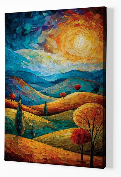 Obraz na plátně - Dotek zlaté hodinky FeelHappy.cz Velikost obrazu (šířka x výška): 30 x 40 cm